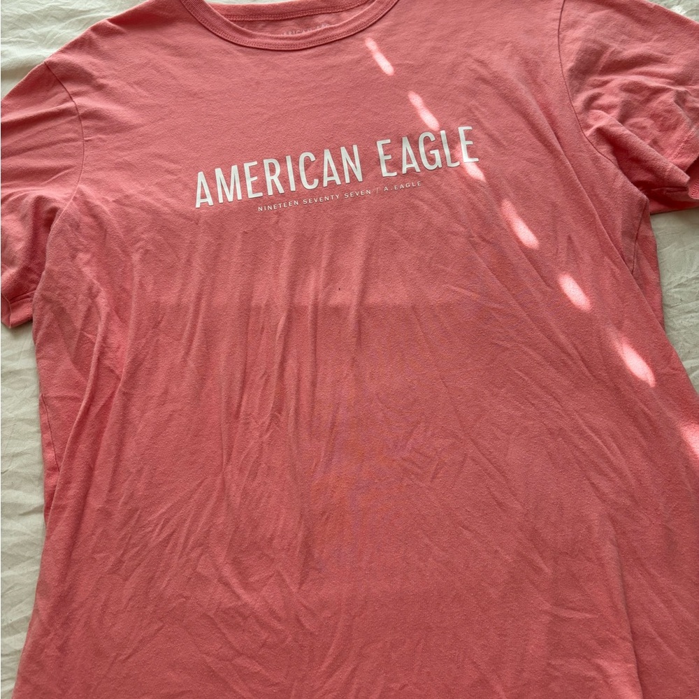 American Eagle Outfitters Coral Tee